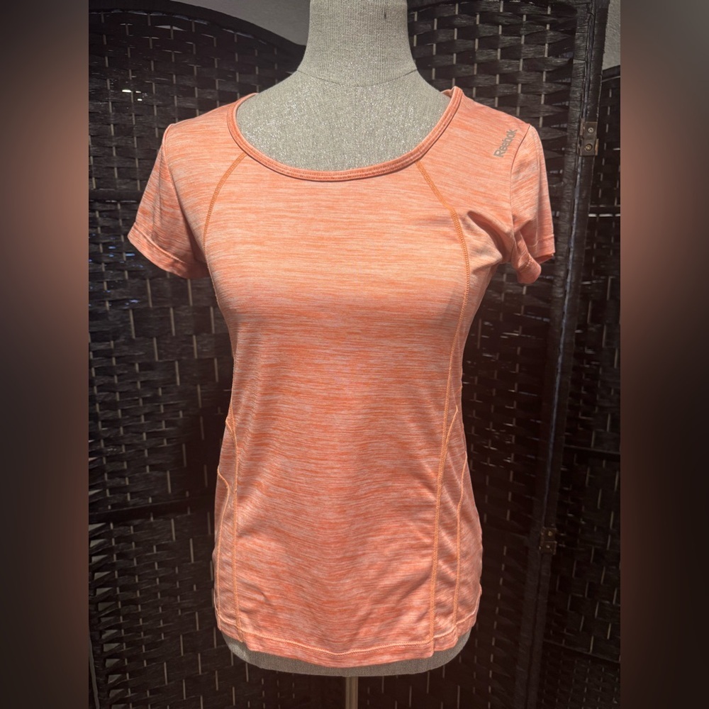 Reebok Women's Orange Athletic Top Sz S